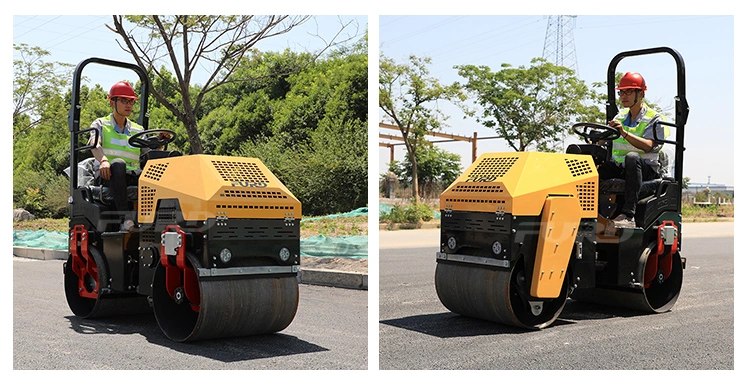 Ride on Small Hydraulic Soil Asphalt Compactor Vibratory Road Roller for Sale