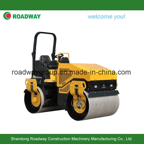 Vibratory Road Roller Double Drum Vibratory Ride on Road Roller