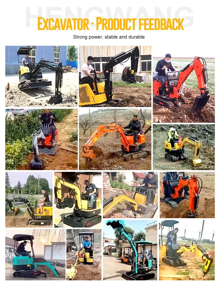 CE/EPA/Euro 5 Approve 1 Ton 2 Ton Track/Crawler Small/ Mini/Small/Micro /Digger/Bagger/Excavator/Excavators Use for Construction/Farm/Garden/Agricultural